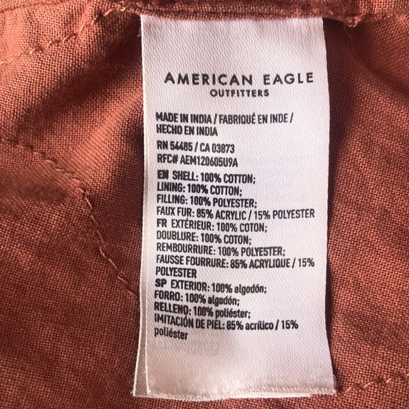 AMERICAN EAGLE OUTFITTERS DUSTY ROSE WINTER COAT - Picture 5 of 5